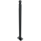 Ornamental bollard | Series 466B | � 60 mm | stationary, to be fixed by plugswith base plate 100 x 150 mm | without lock | without eyelet